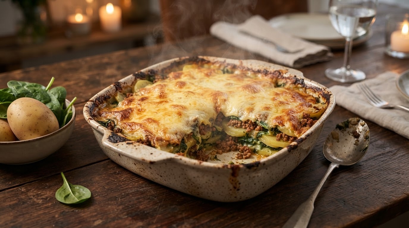 Spinazie ovenschotel