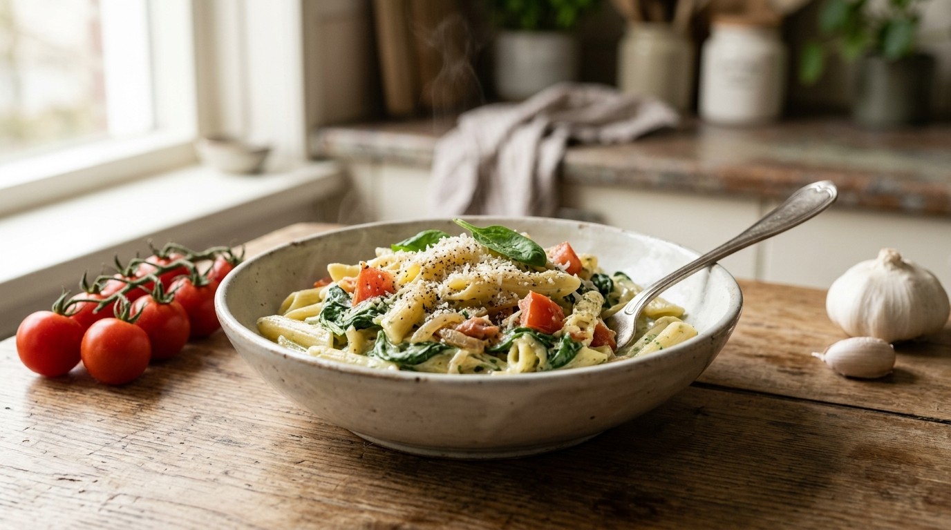 Spinazie pasta