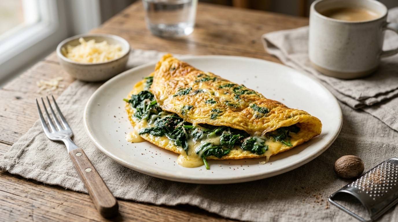 Spinazieomelet