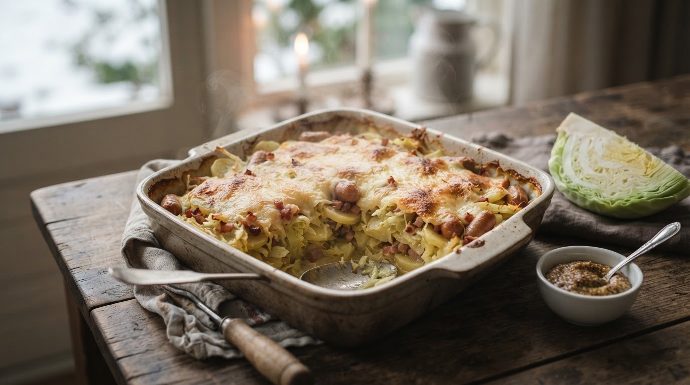 Spitskool-ovenschotel
