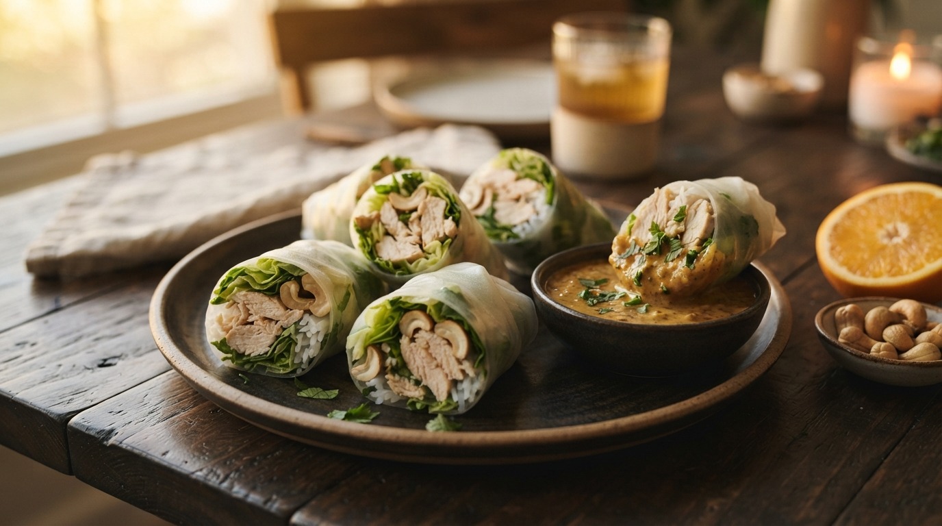 Springrolls met kip