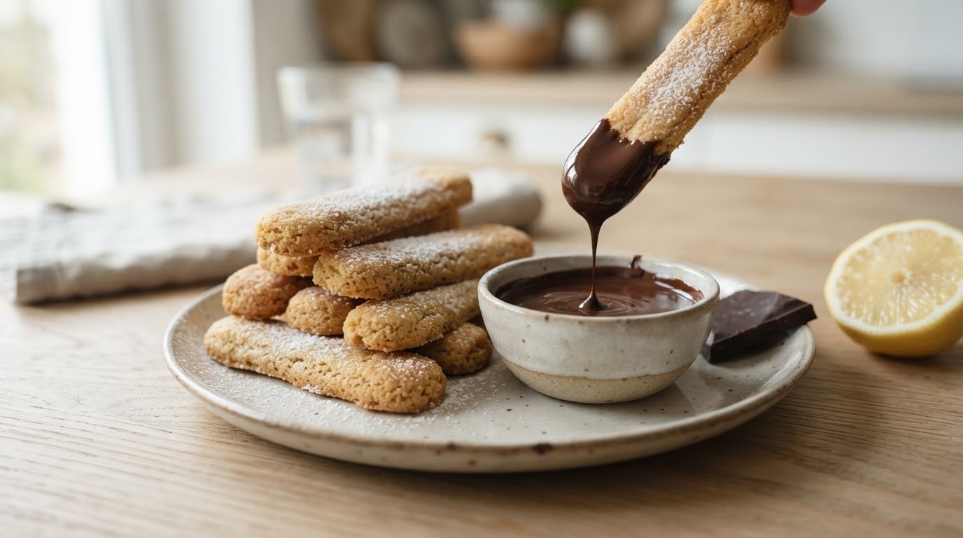 Stengels met chocodip