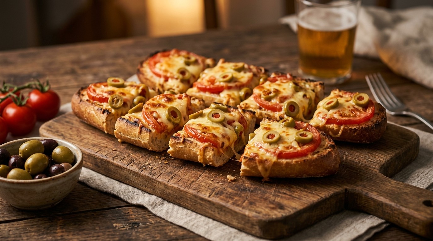 Stokbrood Tomaat-kaas-olijf