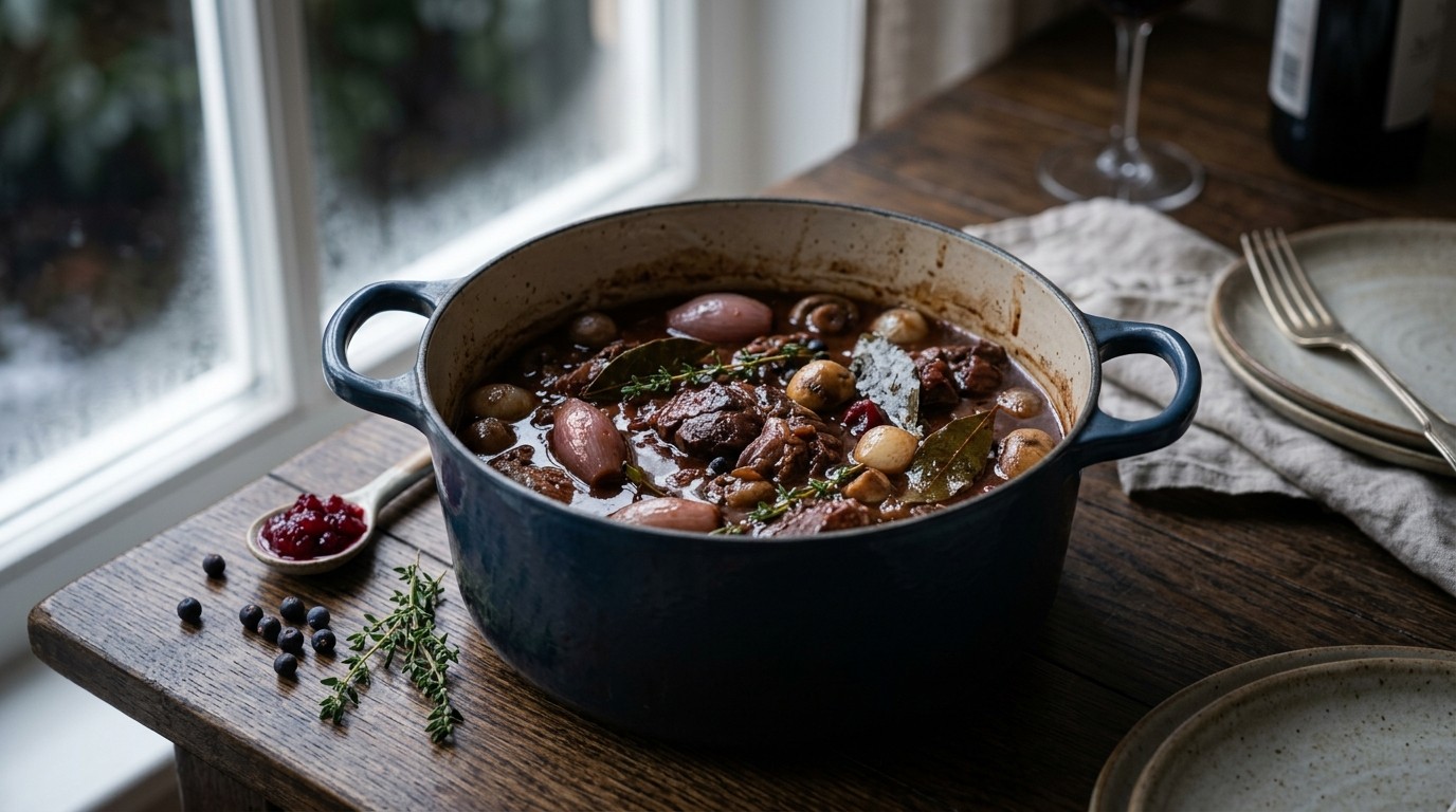 Stoofpotje hazenpeper