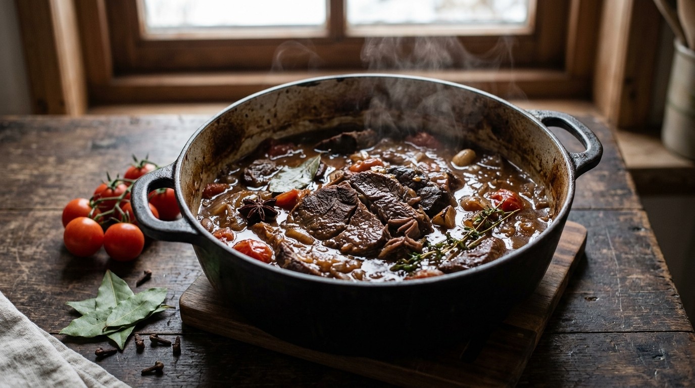 Sucadelapjes met Kruidnagel, Tomaat en Bouillon