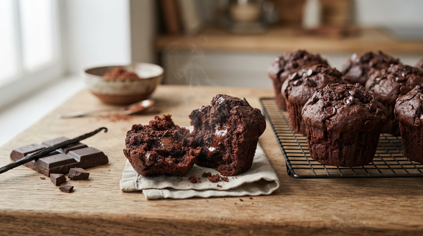 Super chocolade muffins
