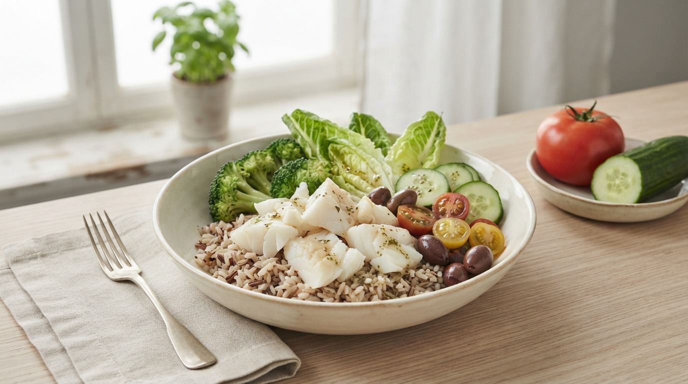 Super gezond/lekker omega 3 slaatje met vis