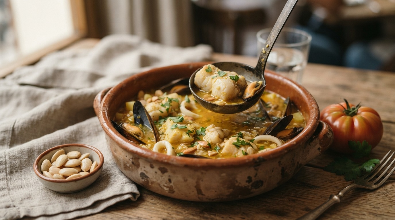 Suquet de peix: catalaans vispannetje