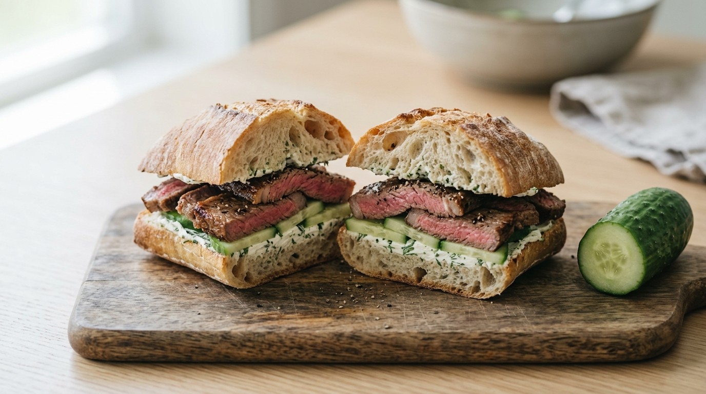 Tamara's Ciabattina met Biefstuk