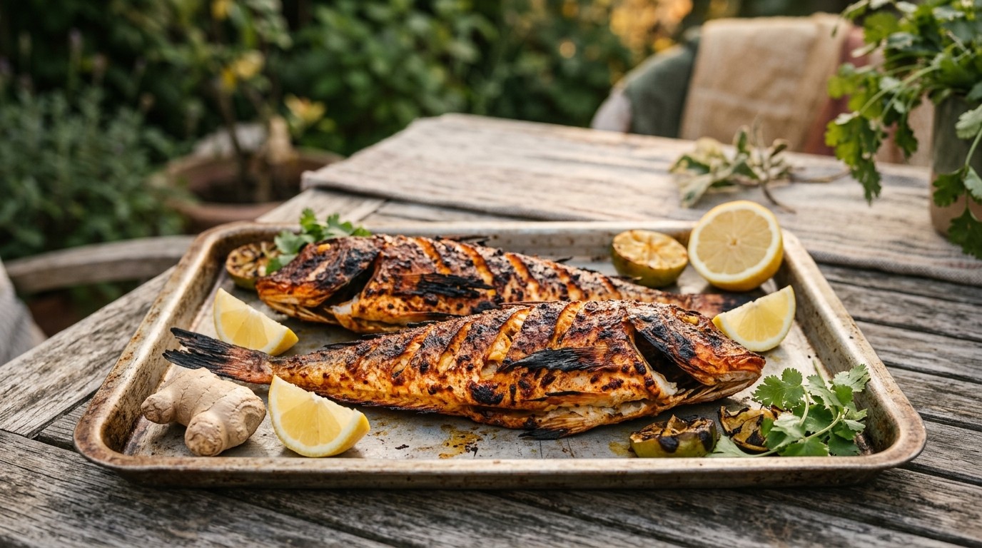 Tandori Machhi (Tandoori vis)