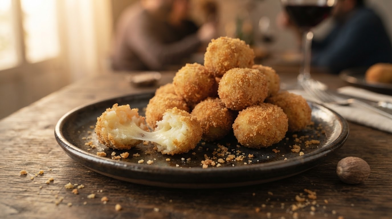 Tapas aardappel-kaas kroketjes