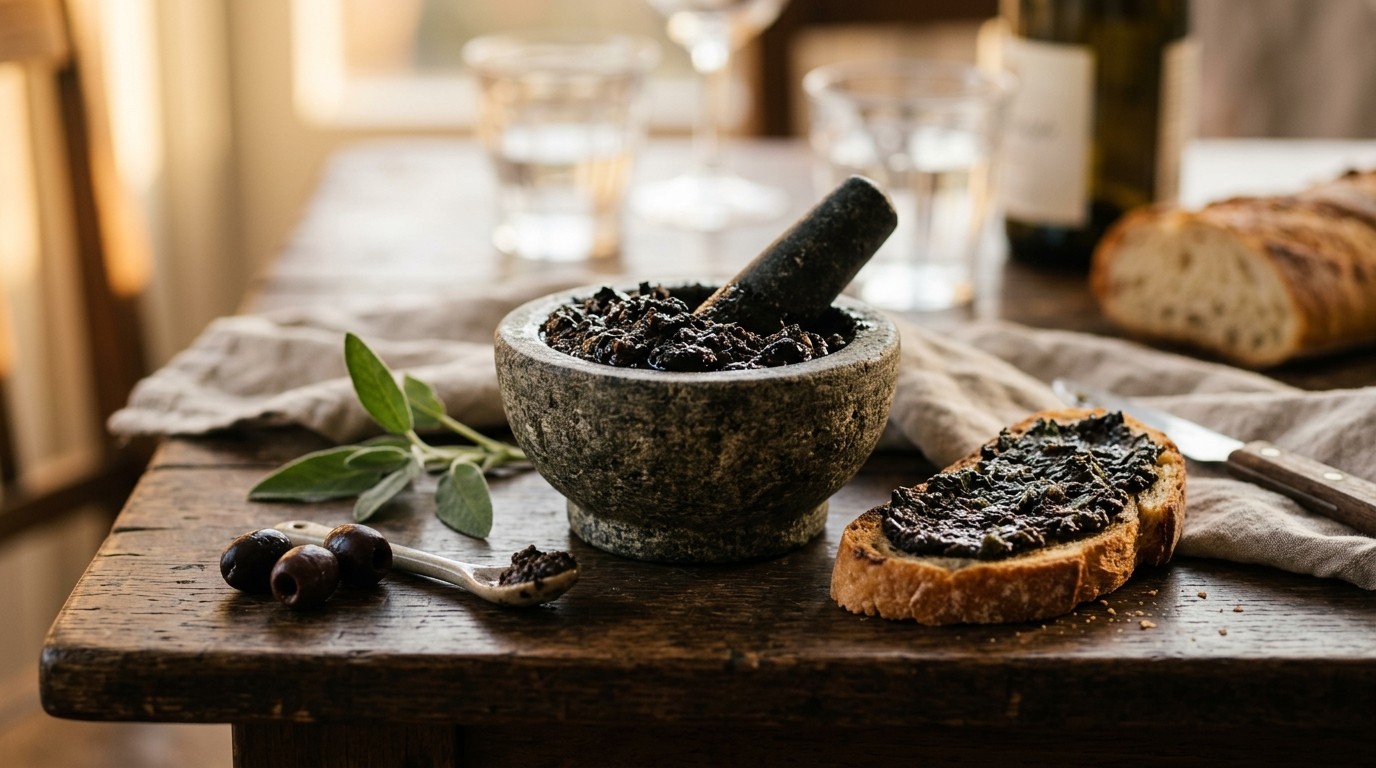 Tapenade met salie