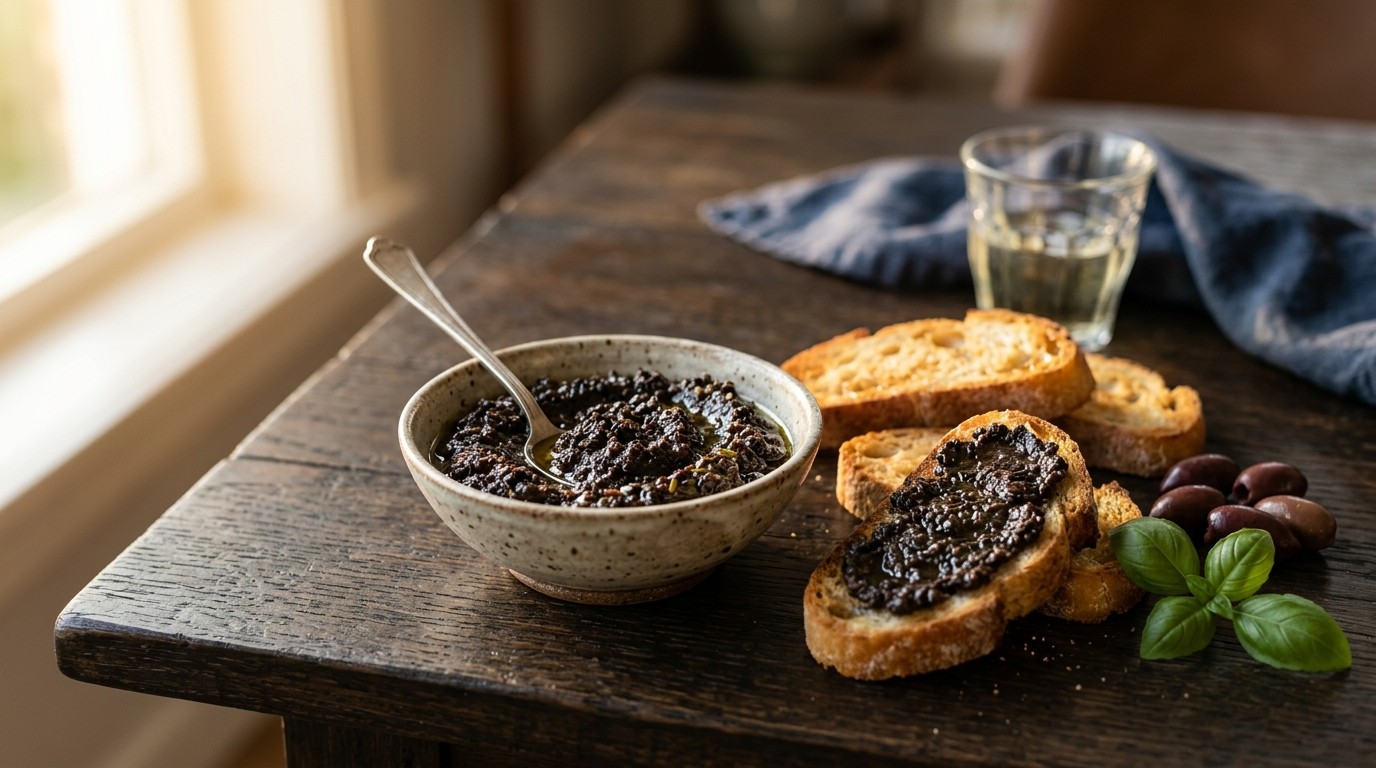 Tapenade met Zwarte Olijven