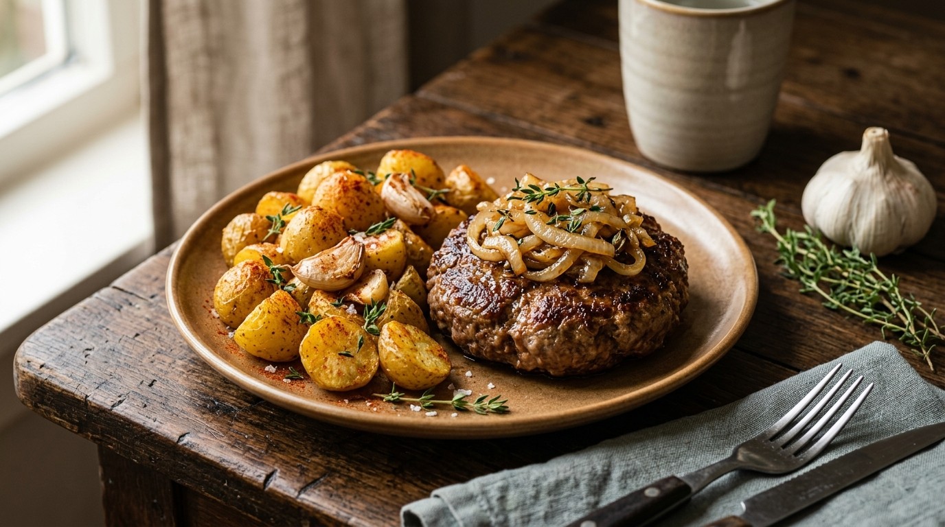 Tartaartje met knoflookkrieltjes