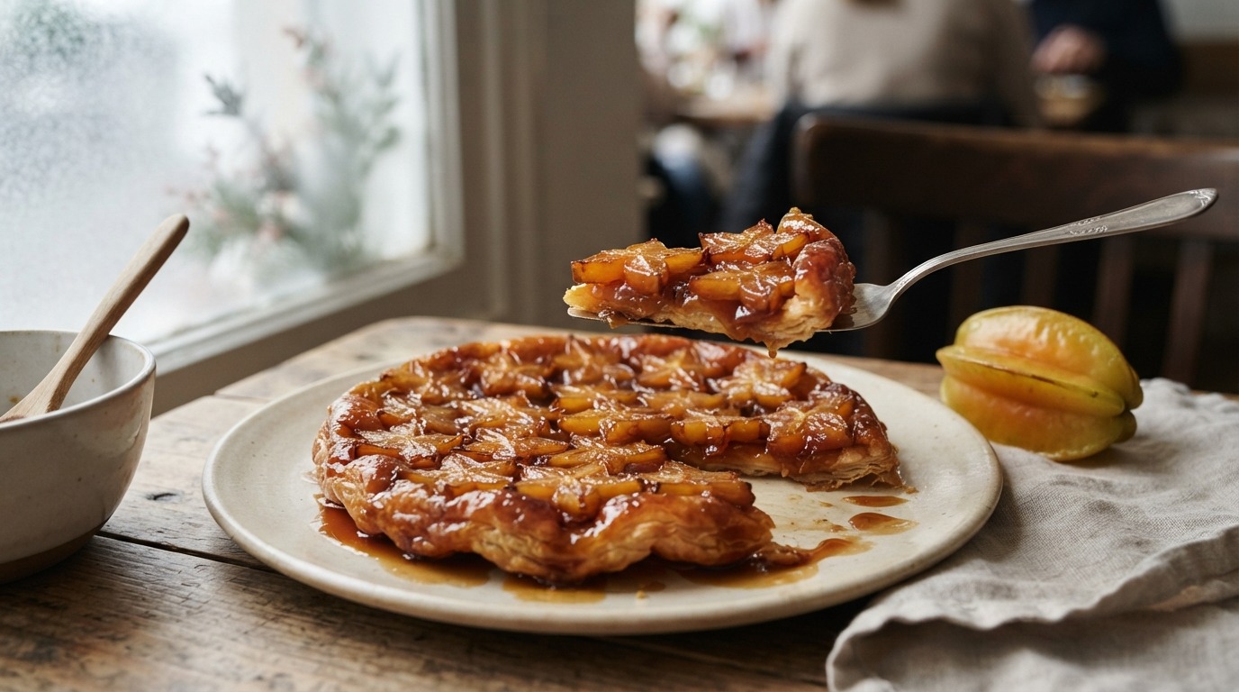 Tarte tatin van sterappel