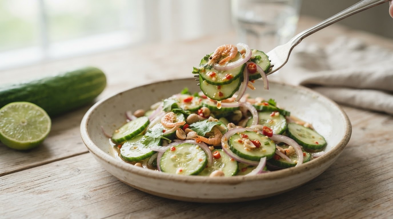 Thaise Komkommersalade