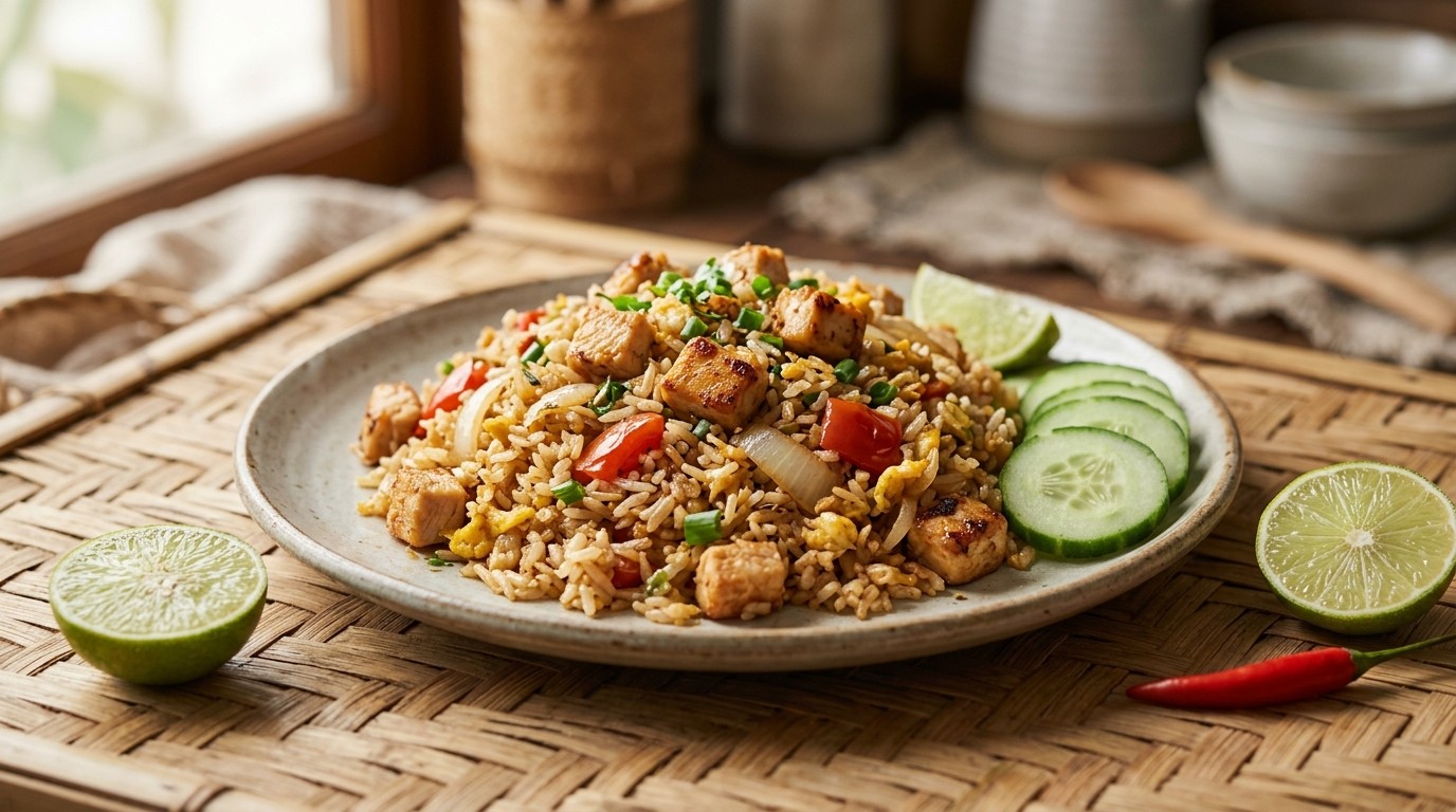 Thaise Rijst met kip