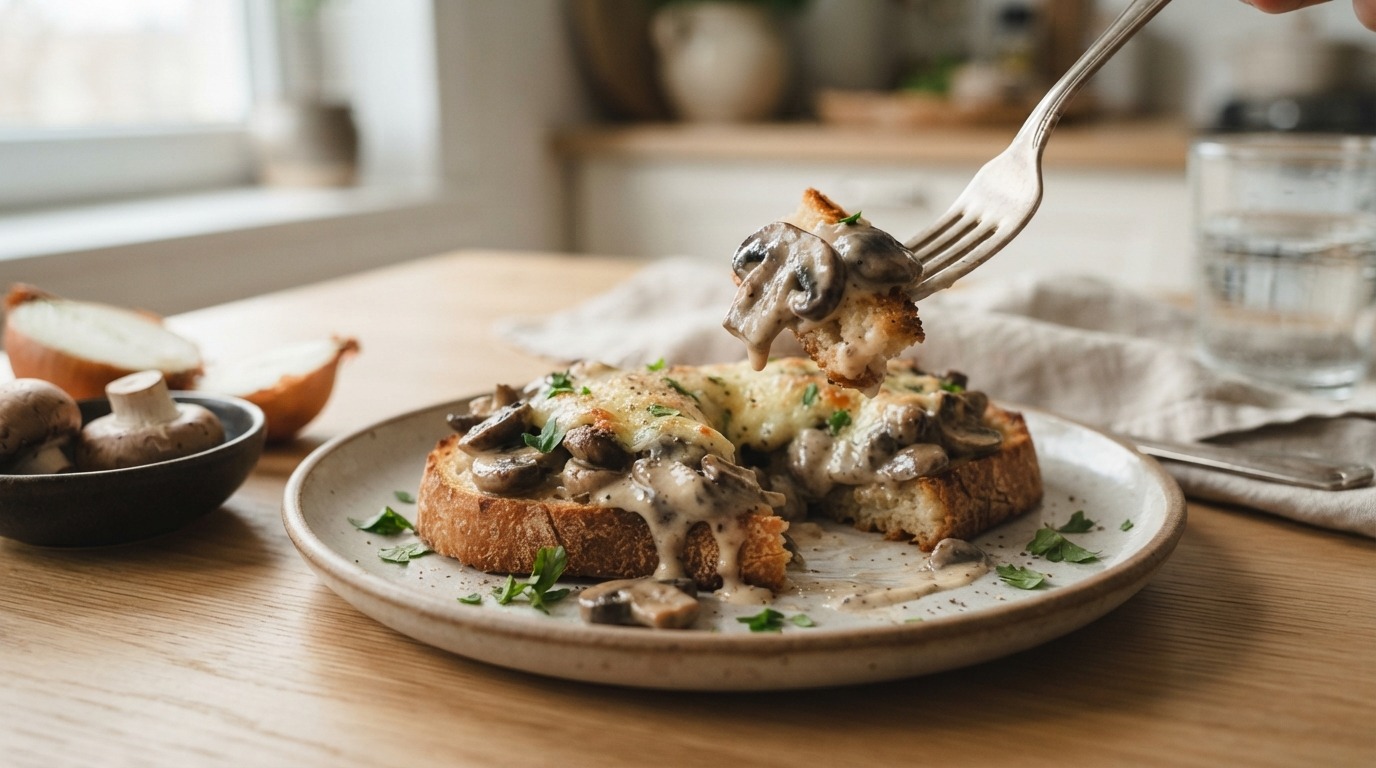 Toast champignons