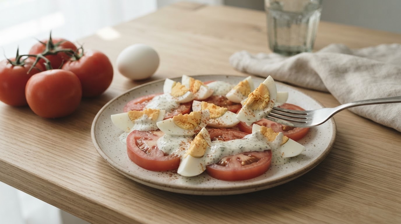 Tomaat/ei salade