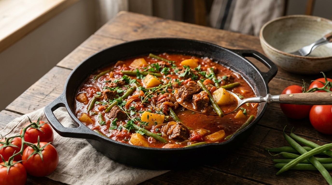 Tomaten-Bonengoulash