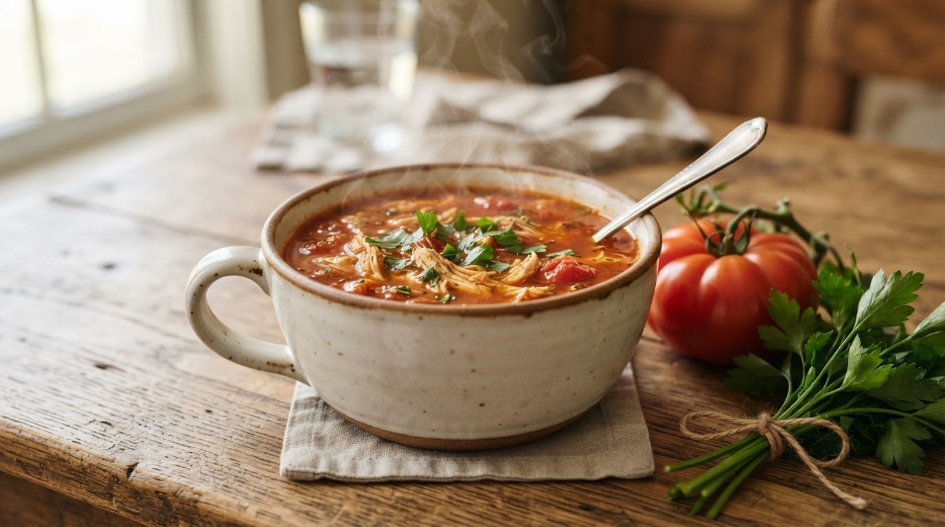 Tomaten - Kippesoep