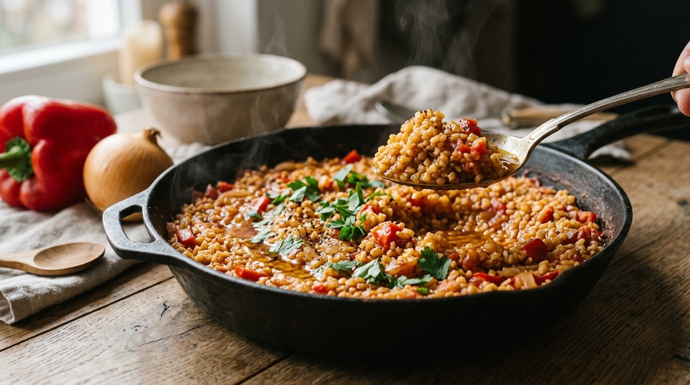 Tomatenbulgur