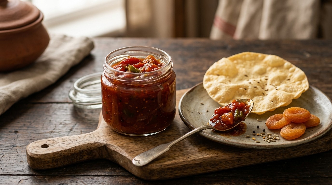Tomatenchutney (kleine Hoeveelheid)