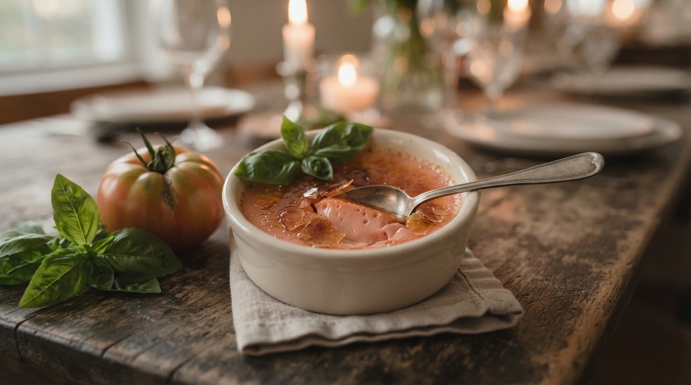 Tomatencréme brûlee