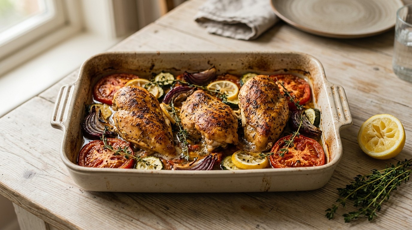 Tomatenkip uit de Oven