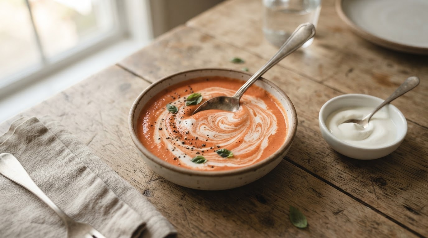 Tomatensaus met Creme Fraiche