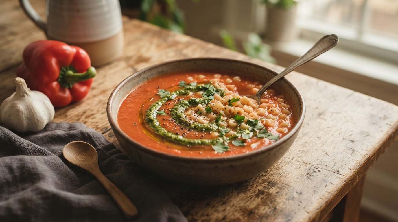 Tomatensoep met paprika