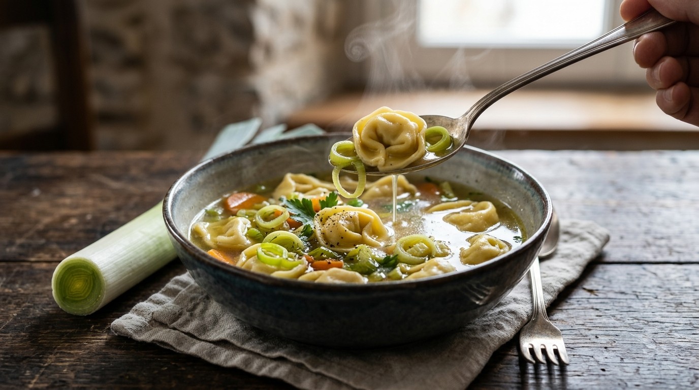 Tortellini soep