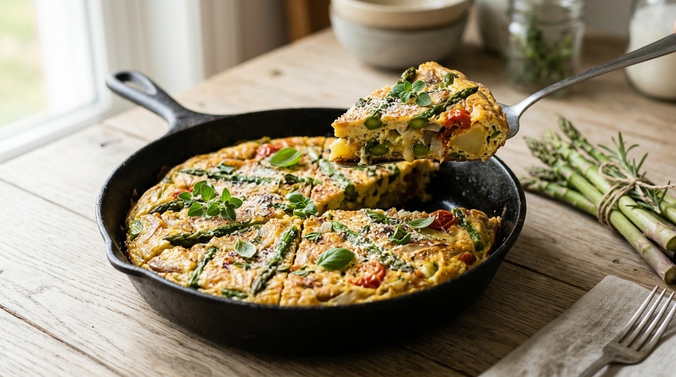 Tortilla met asperges