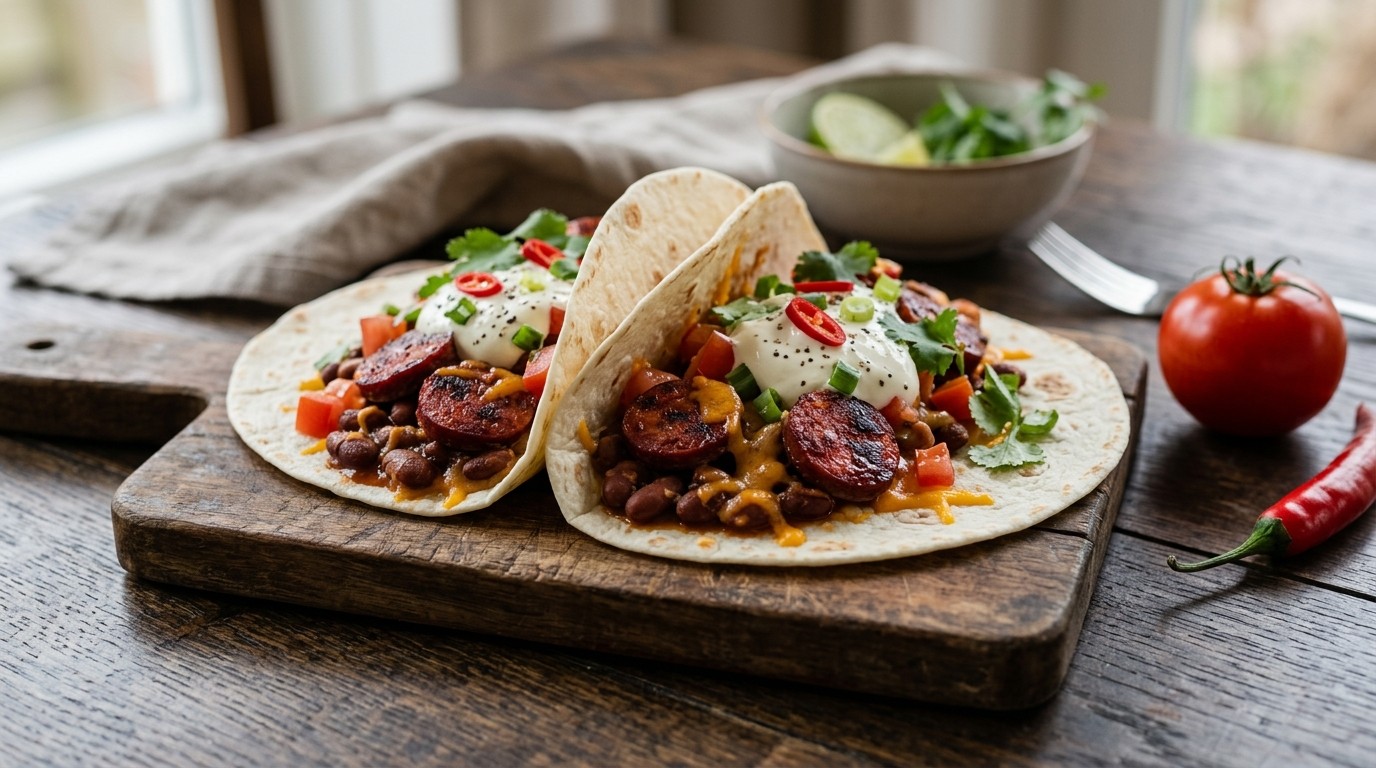 Tortilla met chorizo