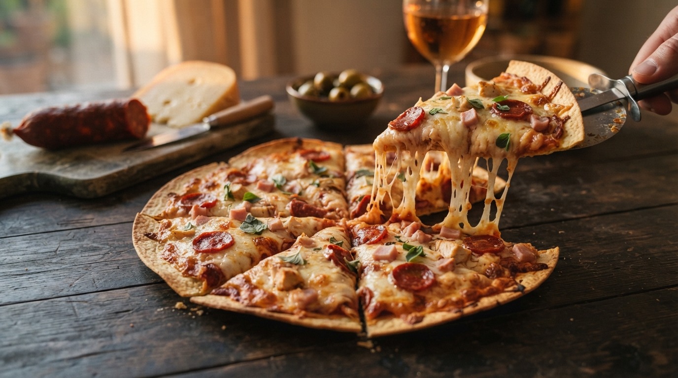 Tortilla pizza