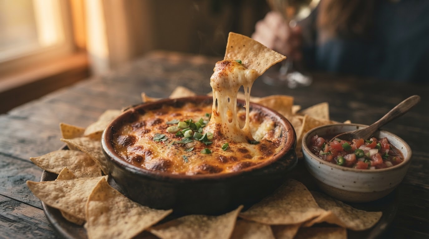 Tortilladip uit de oven