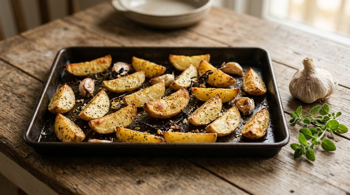 Toscaanse aardappels uit oven