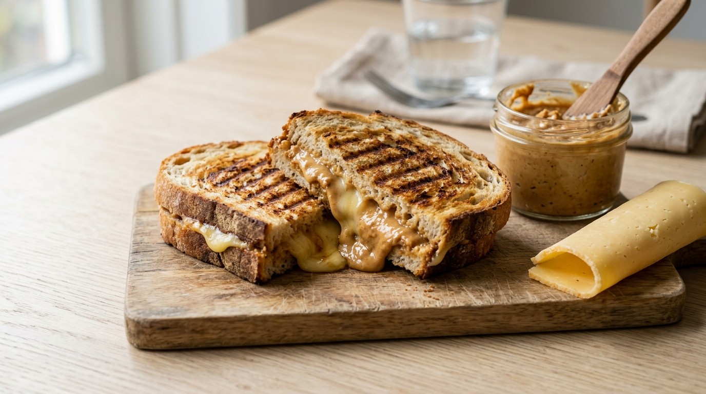 Tosti Kaas Pindakaas