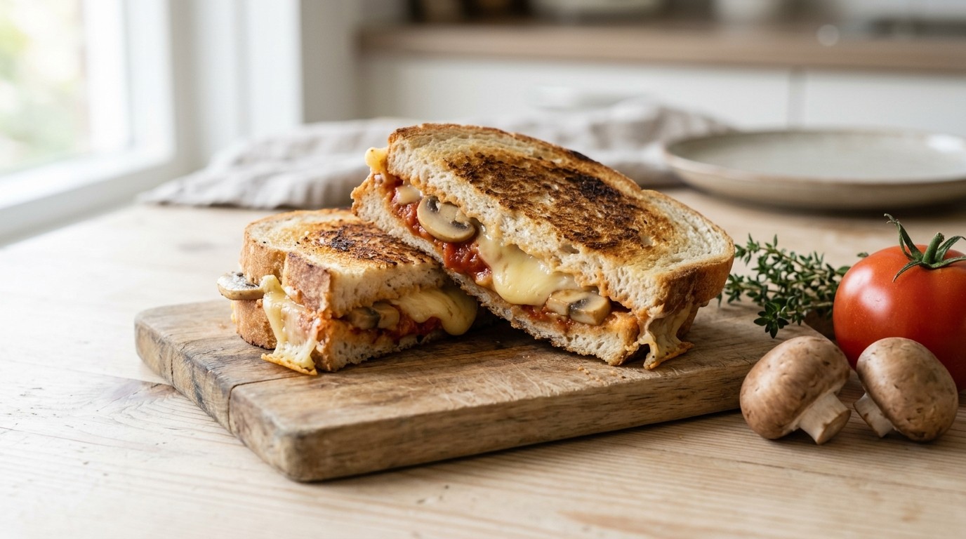 Tosti Tomatensaus met Champignons