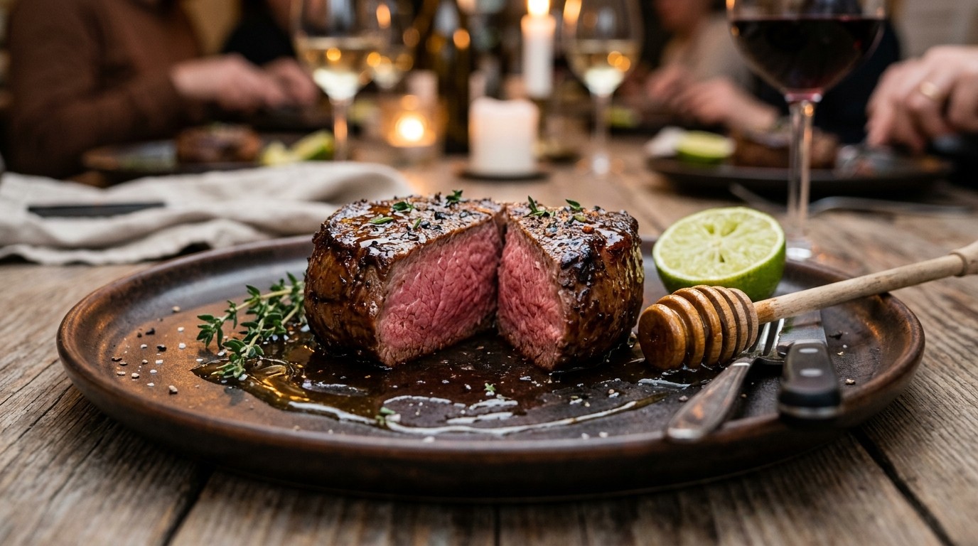 Tournedos met honing