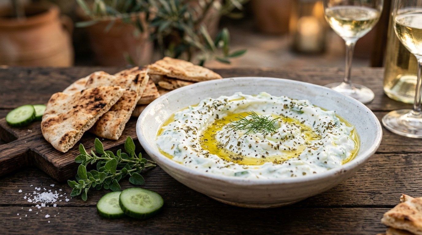Tsatziki met knoflook