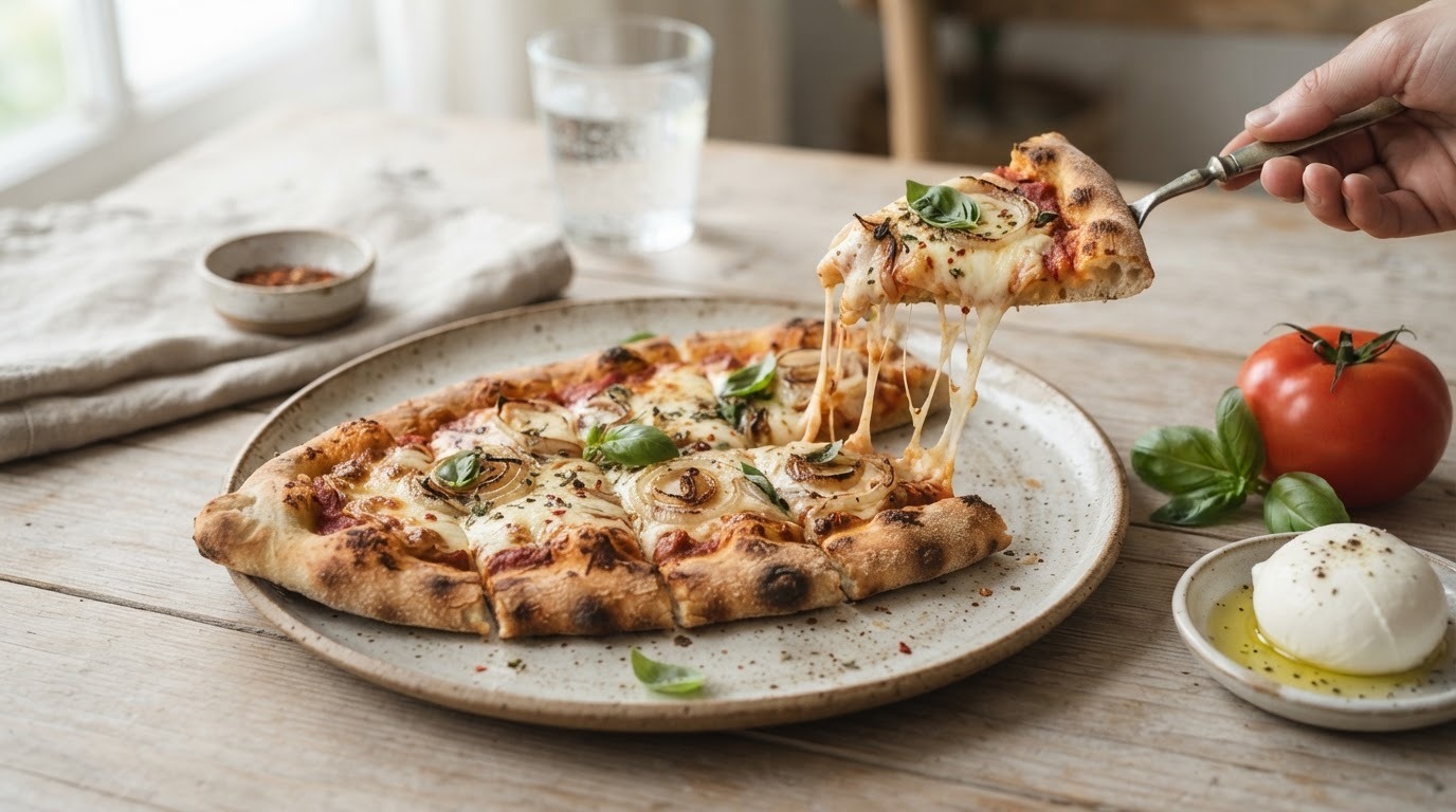 Turkse pide op z'n Italiaans