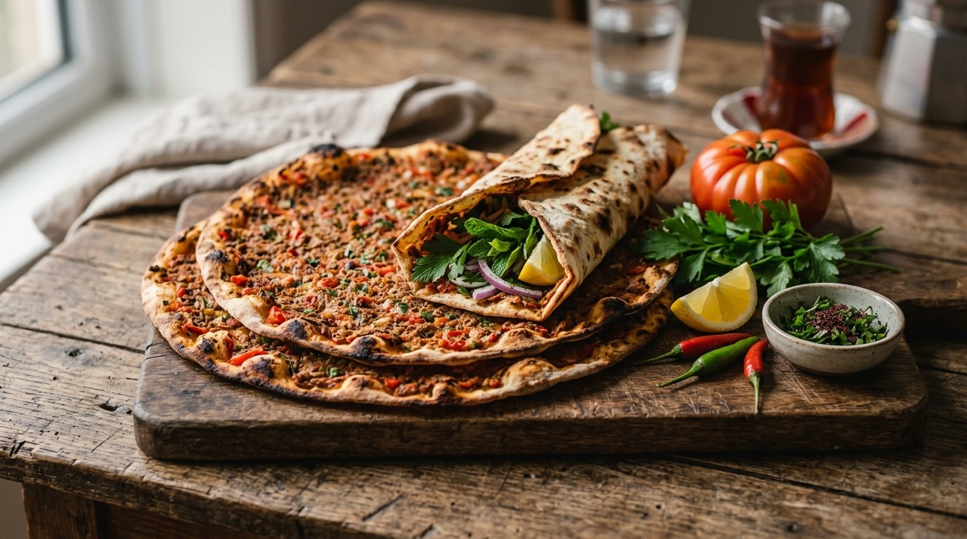 Turkse Pizza Lahmacun