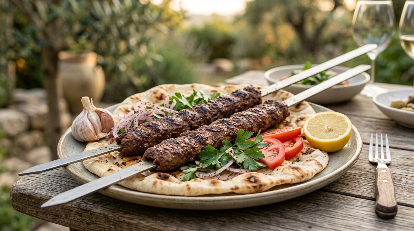 Turkse Rulle Gehaktkebab