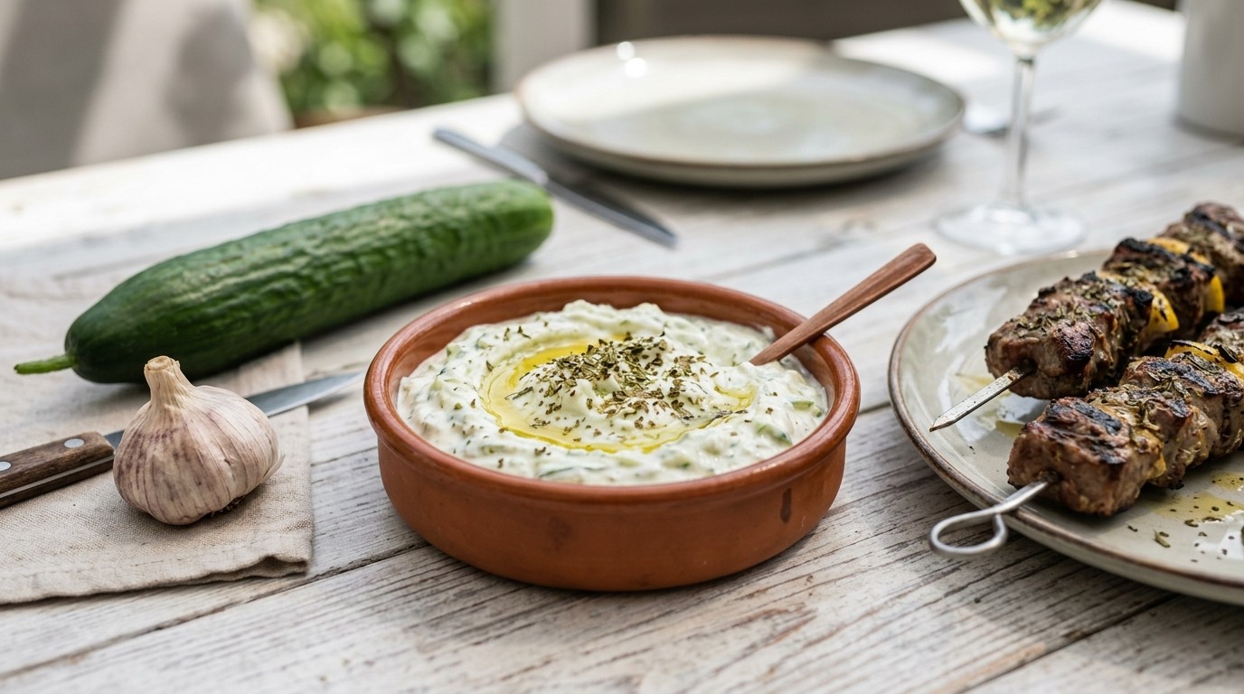 Tzatziki met oregano