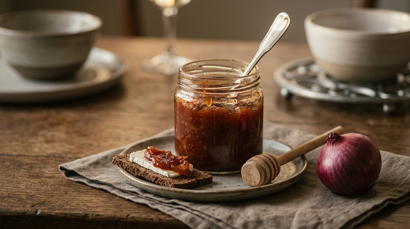 Uienconfituur met tandoori masala
