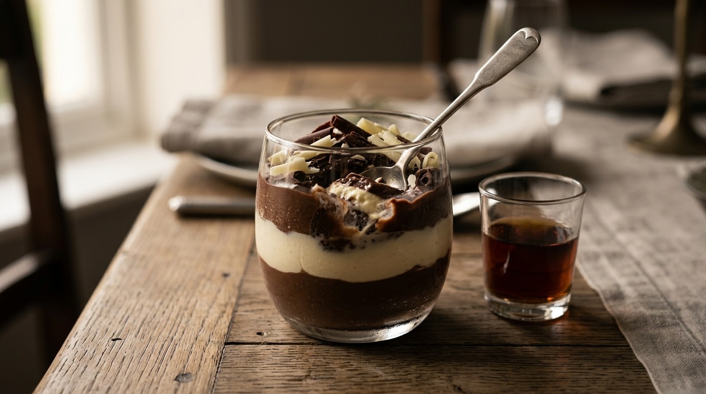 Vanille-chocotoetje met rum