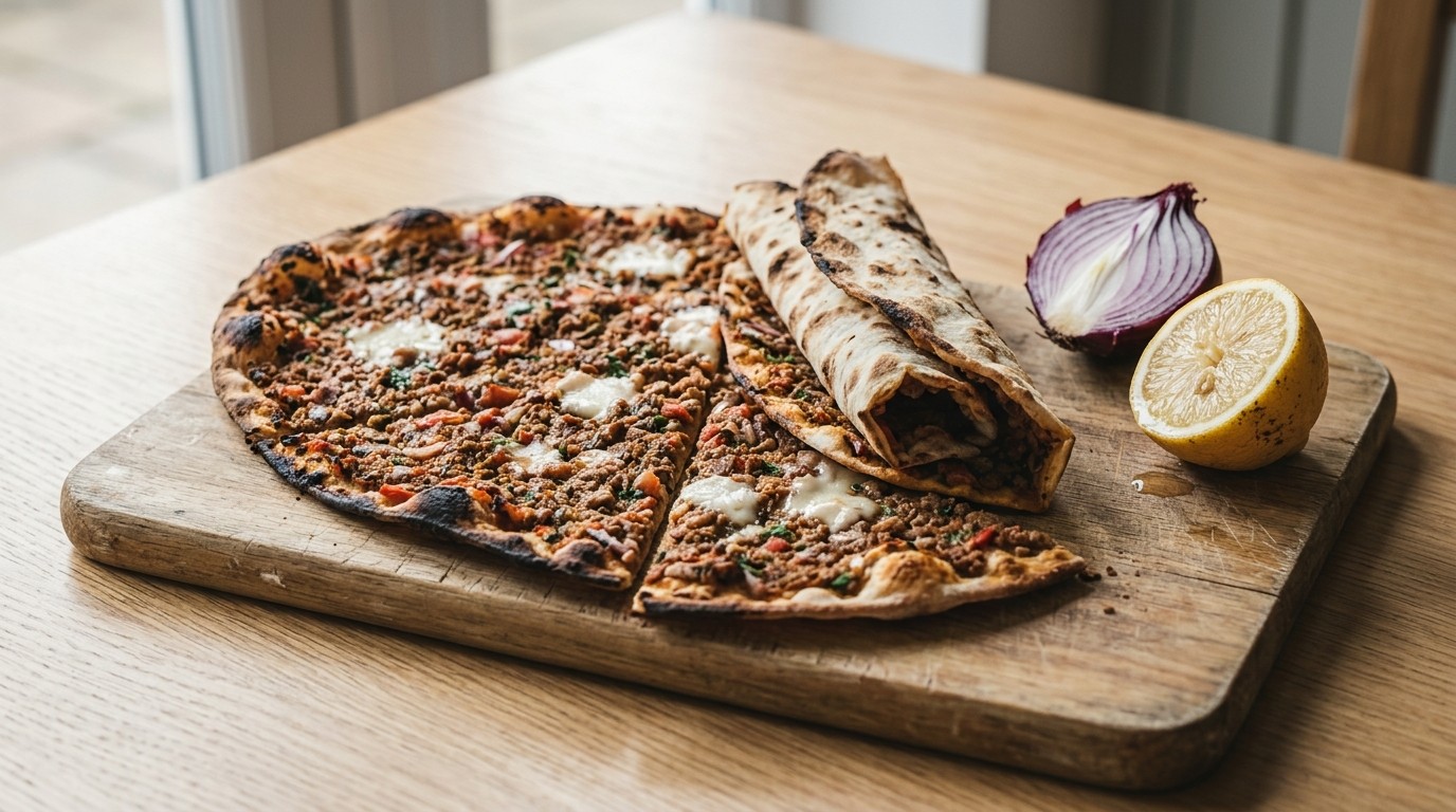 Variant op Turkse pizza