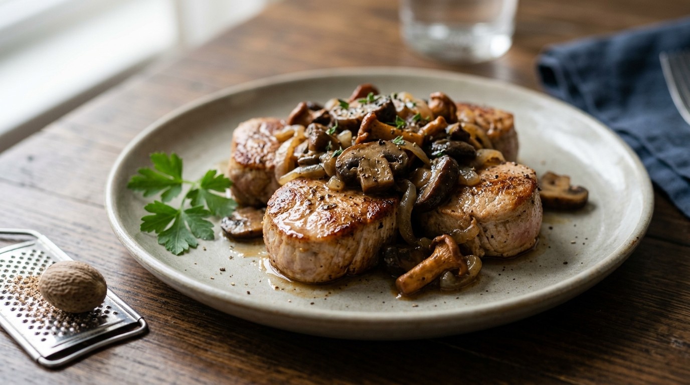 Varkenshaas met Champignons