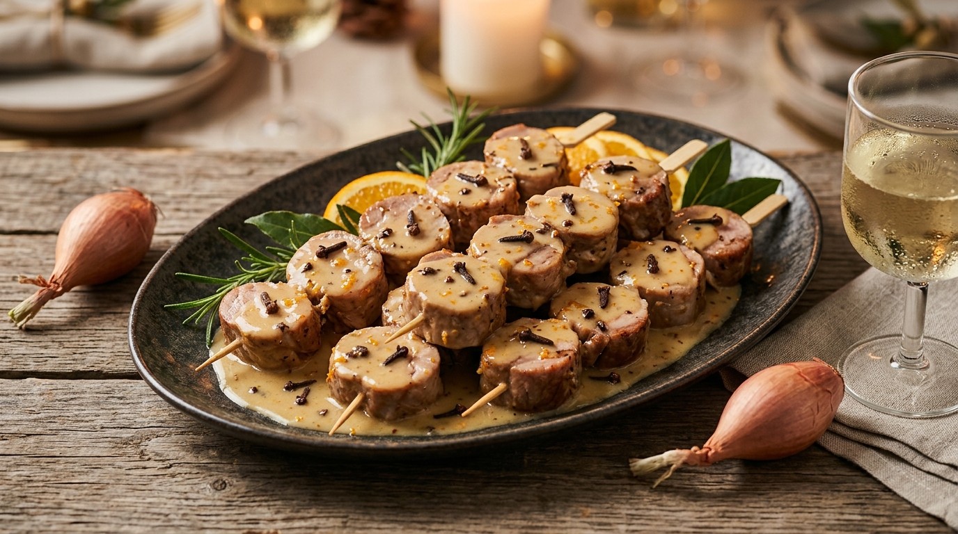 Varkenshaas met Sinaasappel-kruidnagelsaus